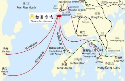 kartta shekou ferry terminal